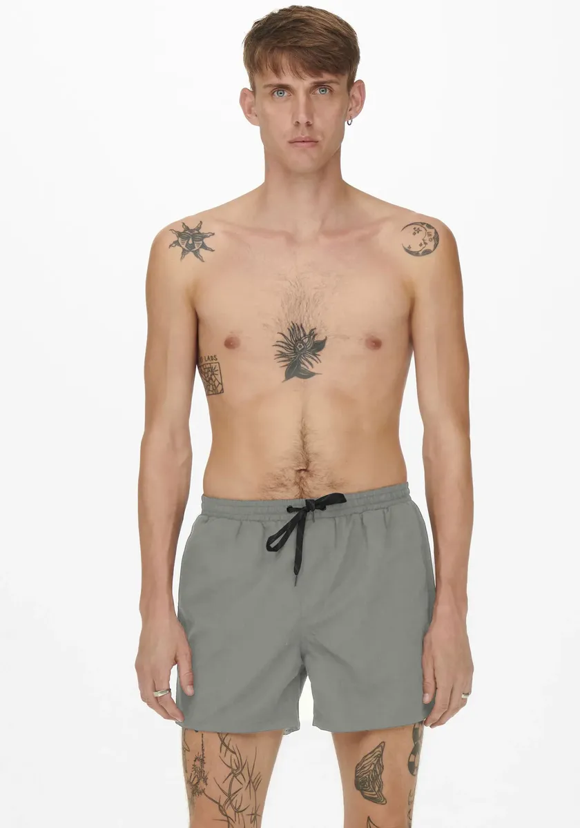 Шорты для плавания ONLY & SONS "ONSTED LIFE SWIM SHORT GW 1832", цвет Castor Gray
Шорты для плавания ONLY & SONS "ONSTED LIFE SWIM SHORT GW 1832", цвет Castor Gray