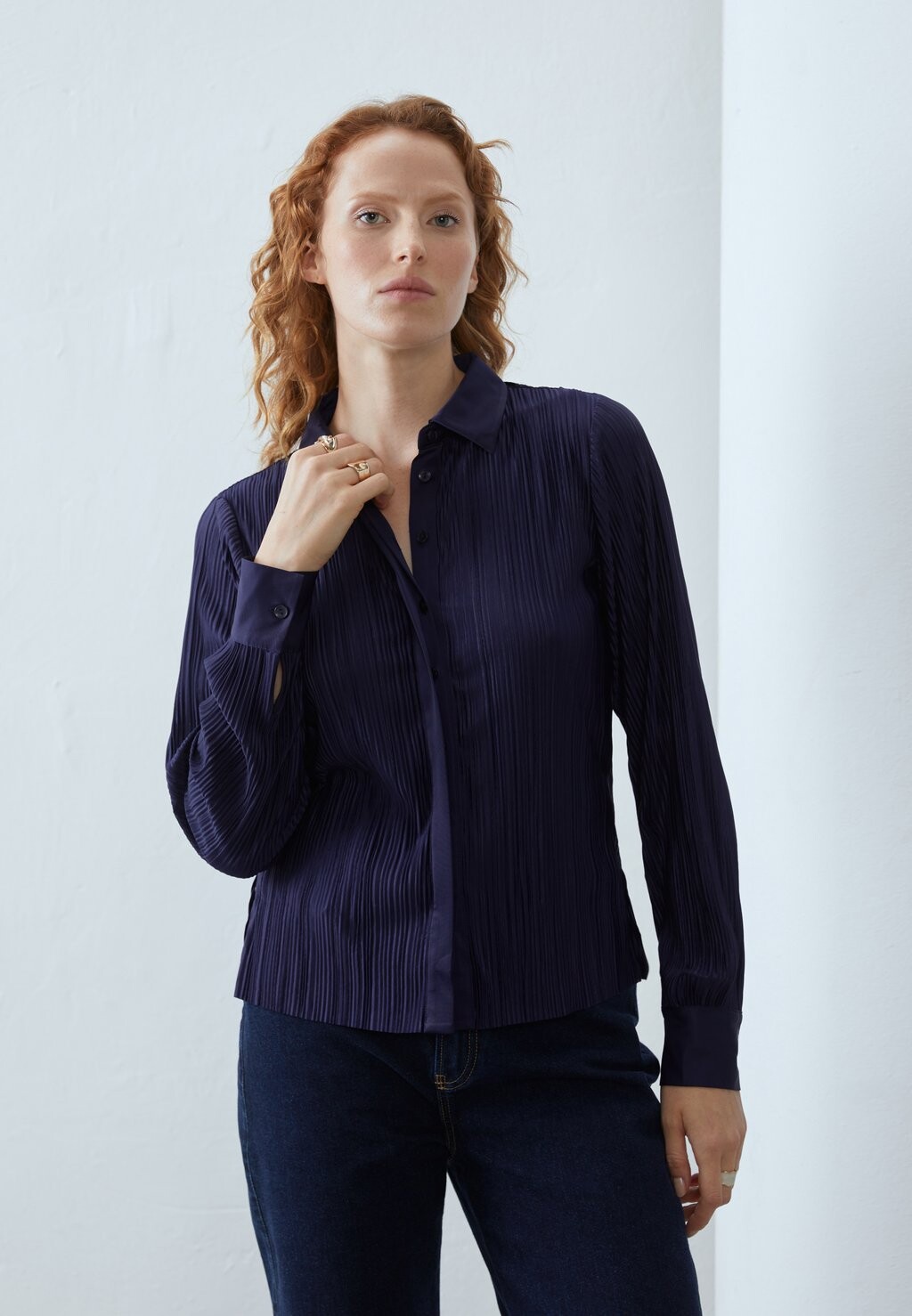 Блузка на пуговицах Anna Field, темно-синий
Блузка на пуговицах Anna Field, темно-синий