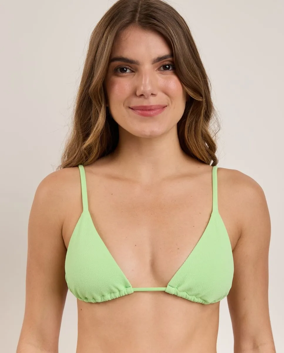 Мягкий однотонный треугольный верх бикини Río de Sol, зеленый 
Мягкий однотонный треугольный верх бикини Río de Sol, зеленый