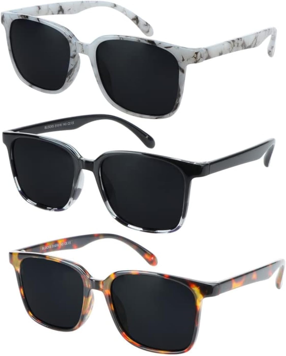 Винтажные квадратные солнцезащитные очки для чтения для мужчин и женщин, защитные очки, комплект из 3 штук (мраморные + черные, белые + черепаховые, увеличение 1,00) LAMBBAA, Blocks_marble+black White+tortoise
Винтажные квадратные солнцезащитные очки для чтения для мужчин и женщин, защитные очки, комплект из 3 штук (мраморные + черные, белые + черепаховые, увеличение 1,00) LAMBBAA, Blocks_marble+black White+tortoise