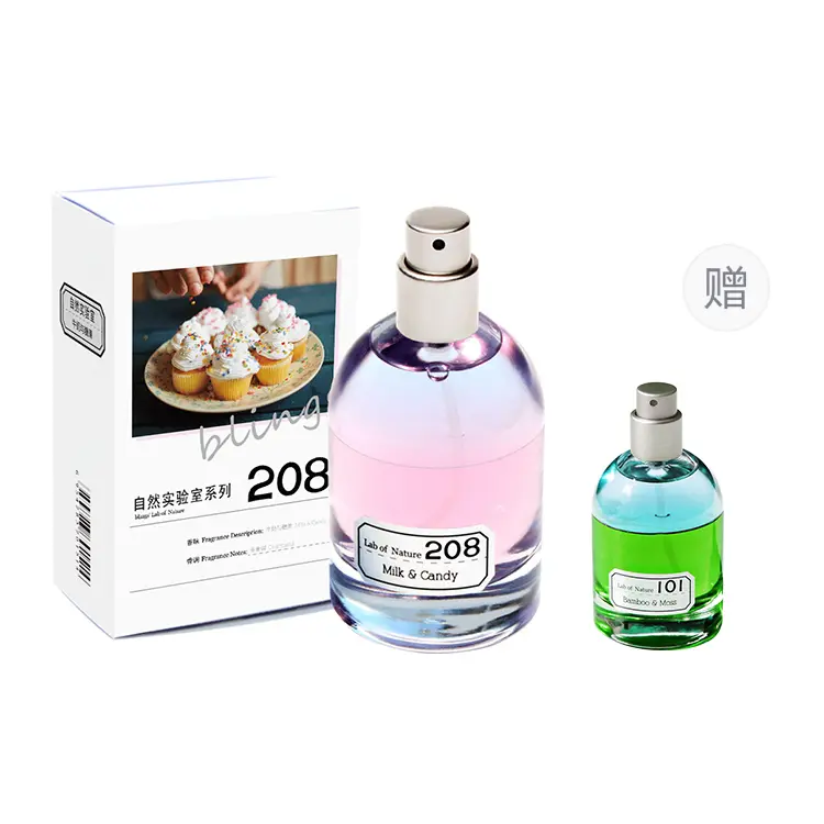 Набор парфюмерной воды Blings 208 Milk & Candy и 101 Bamboo & Moss, 50 мл*2
Набор парфюмерной воды Blings 208 Milk & Candy и 101 Bamboo & Moss, 50 мл*2