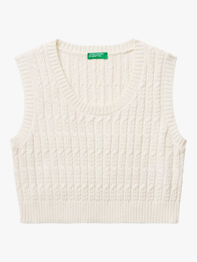 Детский безрукавный жилет из хлопковой смеси Benetton, White
Детский безрукавный жилет из хлопковой смеси Benetton, White