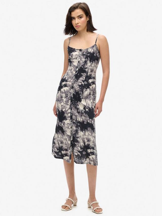 Платье миди на бретелях с принтом tie dye на пуговицах Superdry, цвет Grunge Grey
Платье миди на бретелях с принтом tie dye на пуговицах Superdry, цвет Grunge Grey