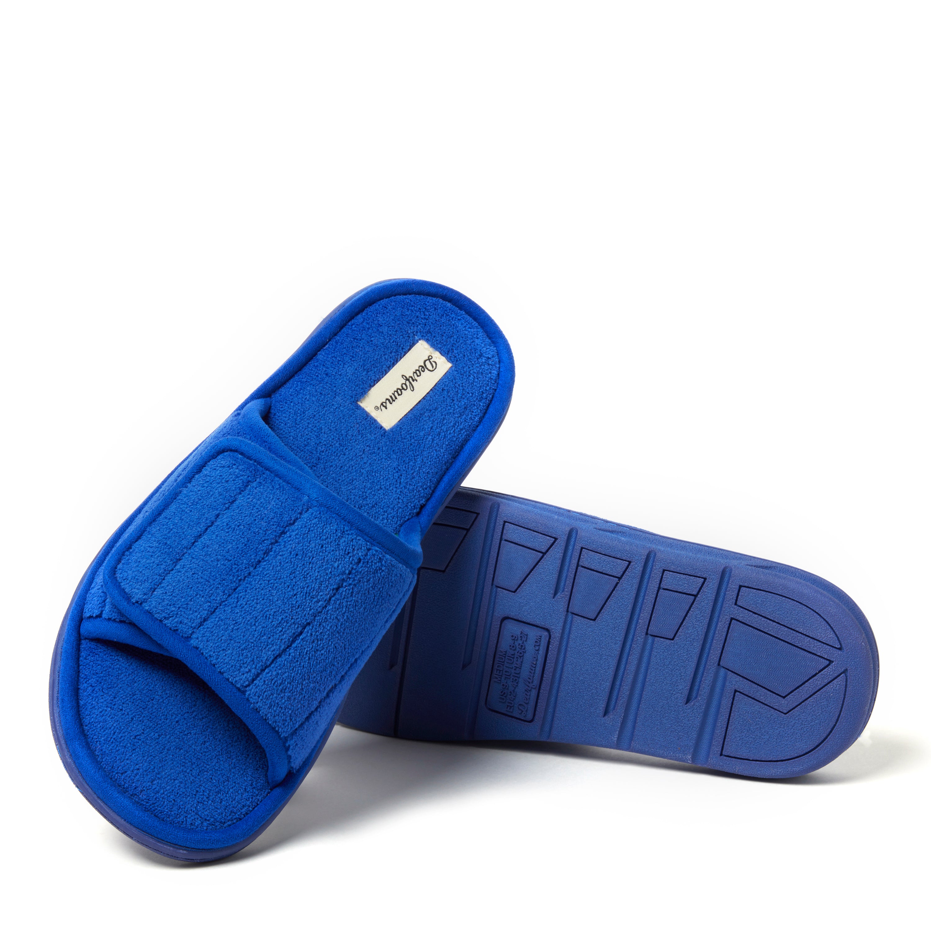 Dearfoams Мужские домашние тапочки Collin Terry с регулируемой подошвой для душа, цвет ocean blue
Dearfoams Мужские домашние тапочки Collin Terry с регулируемой подошвой для душа, цвет ocean blue