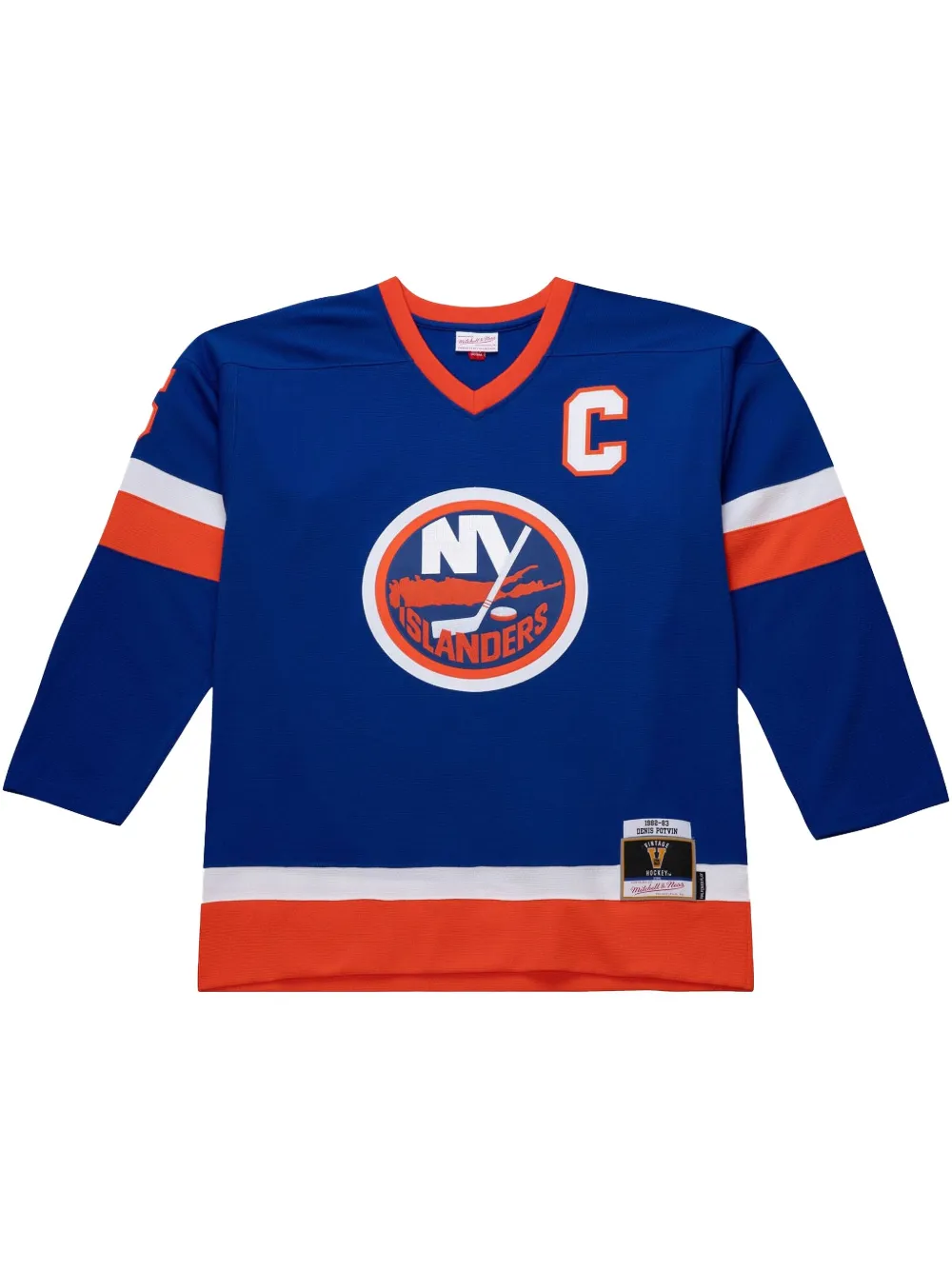 Топ 1982/83 Denis Potvin New York Islanders Power Play Player Mitchell & Ness, синий 
Топ 1982/83 Denis Potvin New York Islanders Power Play Player Mitchell & Ness, синий