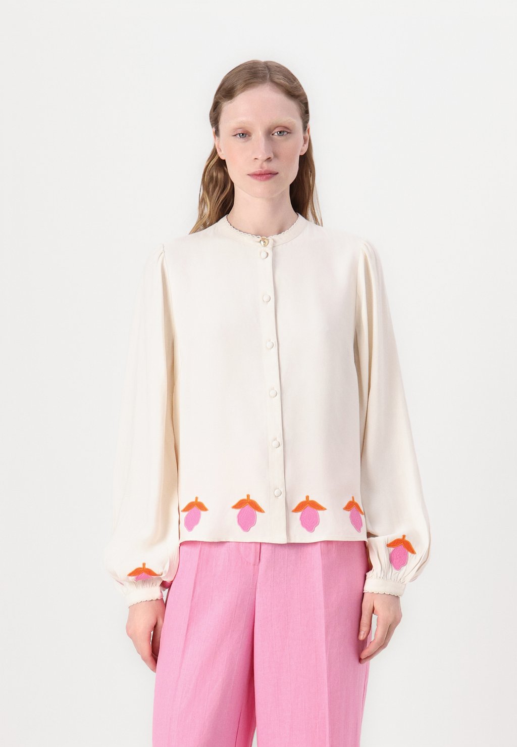 Блузка на пуговицах HESTER Fabienne Chapot, молочный
Блузка на пуговицах HESTER Fabienne Chapot, молочный