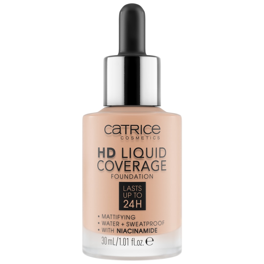 Тональный крем для лица hd liquid coverage Catrice, 020 - rose beige, объем 30 мл
Тональный крем для лица hd liquid coverage Catrice, 020 - rose beige, объем 30 мл