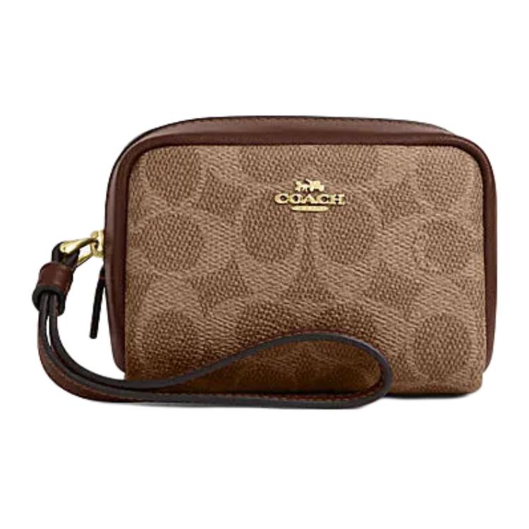 Искусственная кожа с ремешком из переработанной кожи Клатч Обычный Женский Коричневый Желтый и Коричневый COACH
Искусственная кожа с ремешком из переработанной кожи Клатч Обычный Женский Коричневый Желтый и Коричневый COACH