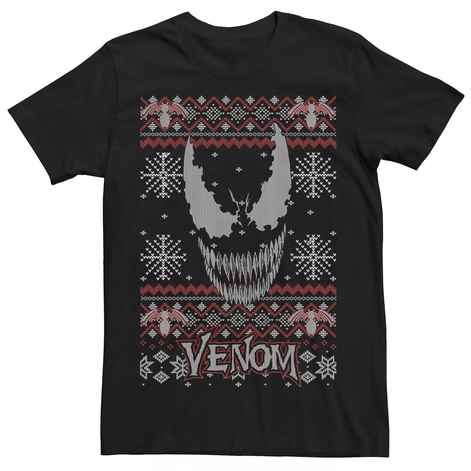 Мужская футболка-свитер Marvel Venom Grin Ugly Christmas Licensed Character
Мужская футболка-свитер Marvel Venom Grin Ugly Christmas Licensed Character