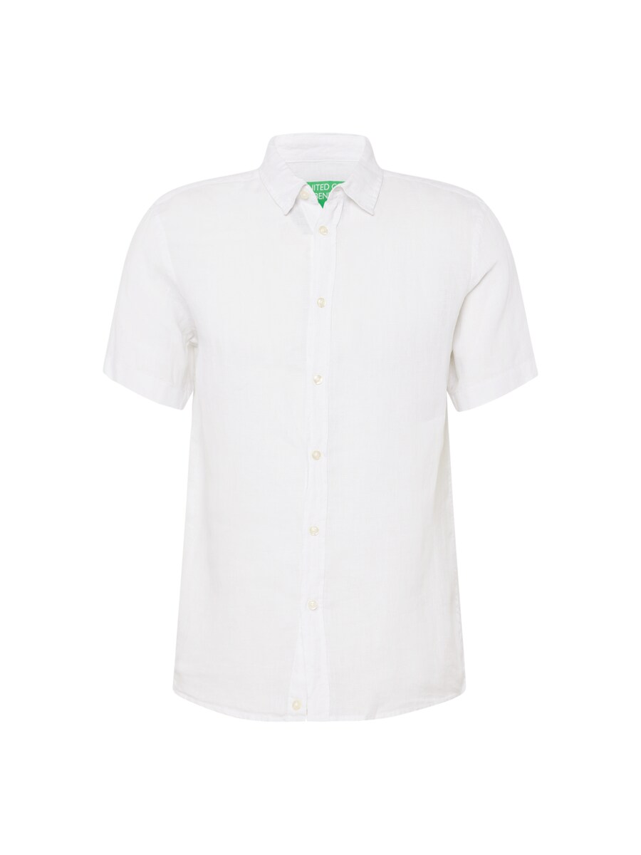 Рубашка обычного кроя на пуговицах UNITED COLORS OF BENETTON, белый 
Рубашка обычного кроя на пуговицах UNITED COLORS OF BENETTON, белый