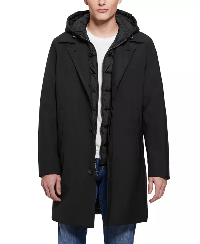 Мужской дождевик Colin с отстегивающейся капюшонной вставкой из нейлона GUESS, синий
Мужской дождевик Colin с отстегивающейся капюшонной вставкой из нейлона GUESS, синий