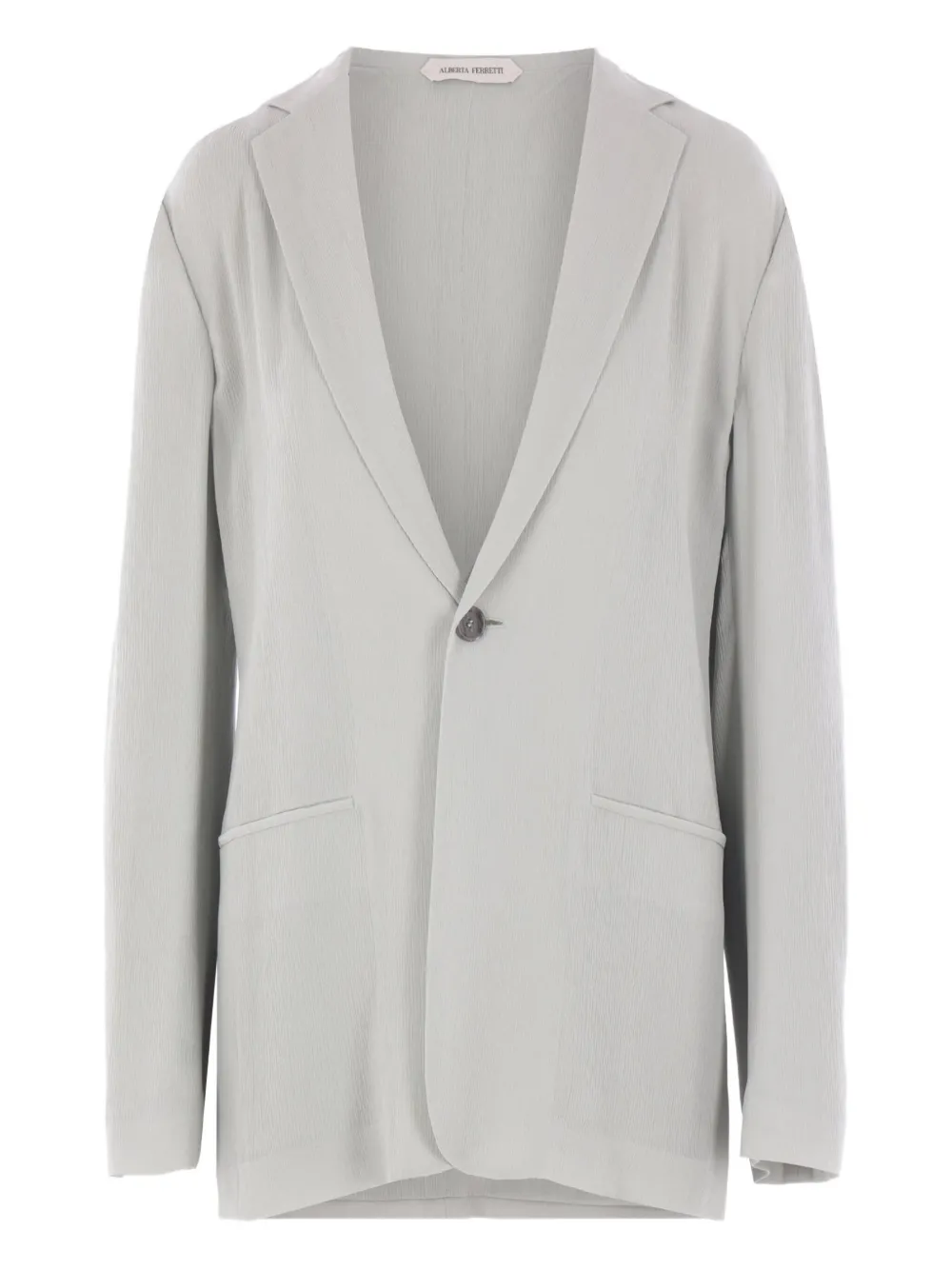 Однобортный блейзер Alberta Ferretti, серый
Однобортный блейзер Alberta Ferretti, серый
