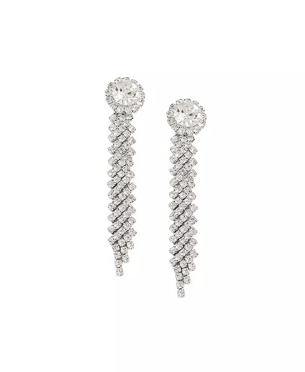 Женские серебряные круглые серьги-подвески Sohi, silver
Женские серебряные круглые серьги-подвески Sohi, silver