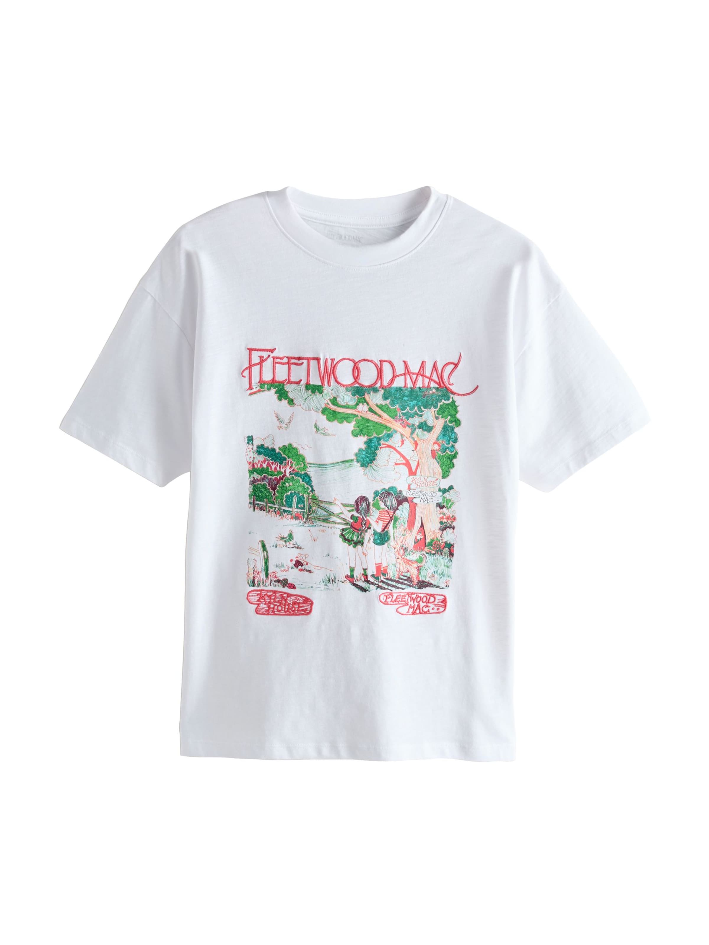 Next Футболка 'Fleetwood Mac' в белом цвете
Next Футболка 'Fleetwood Mac' в белом цвете