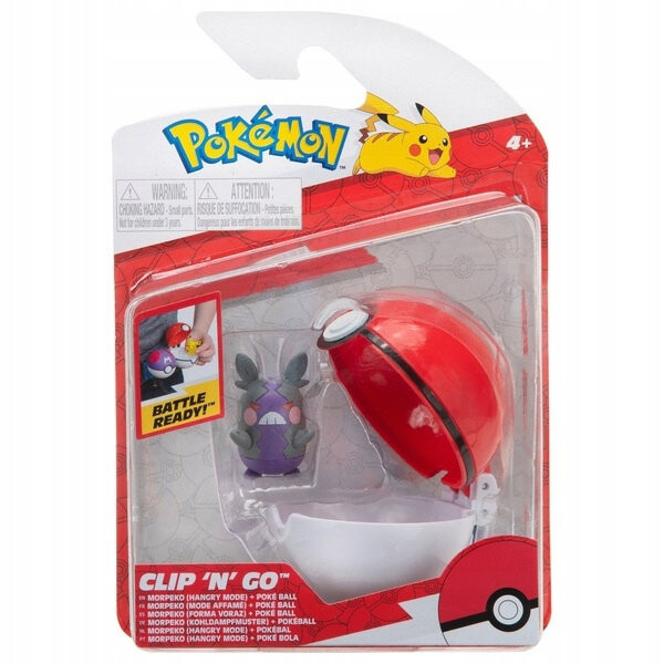 95057 POKEMON Poke Ball Clip N Go — Морпеко
95057 POKEMON Poke Ball Clip N Go — Морпеко