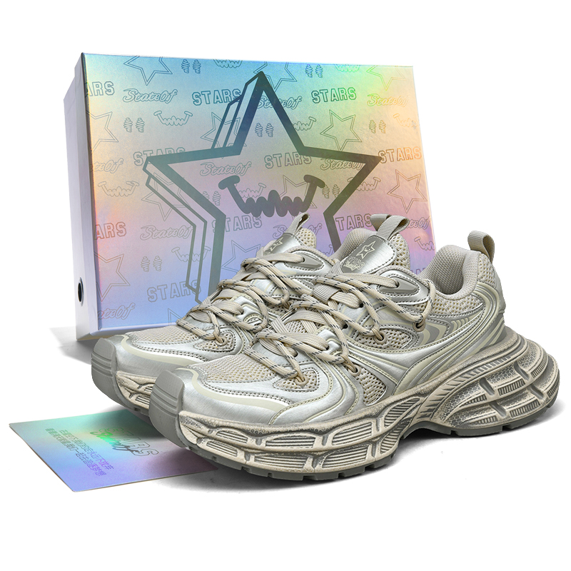 Низкие массивные кроссовки мужские Stateof Stars, White Gold
Низкие массивные кроссовки мужские Stateof Stars, White Gold