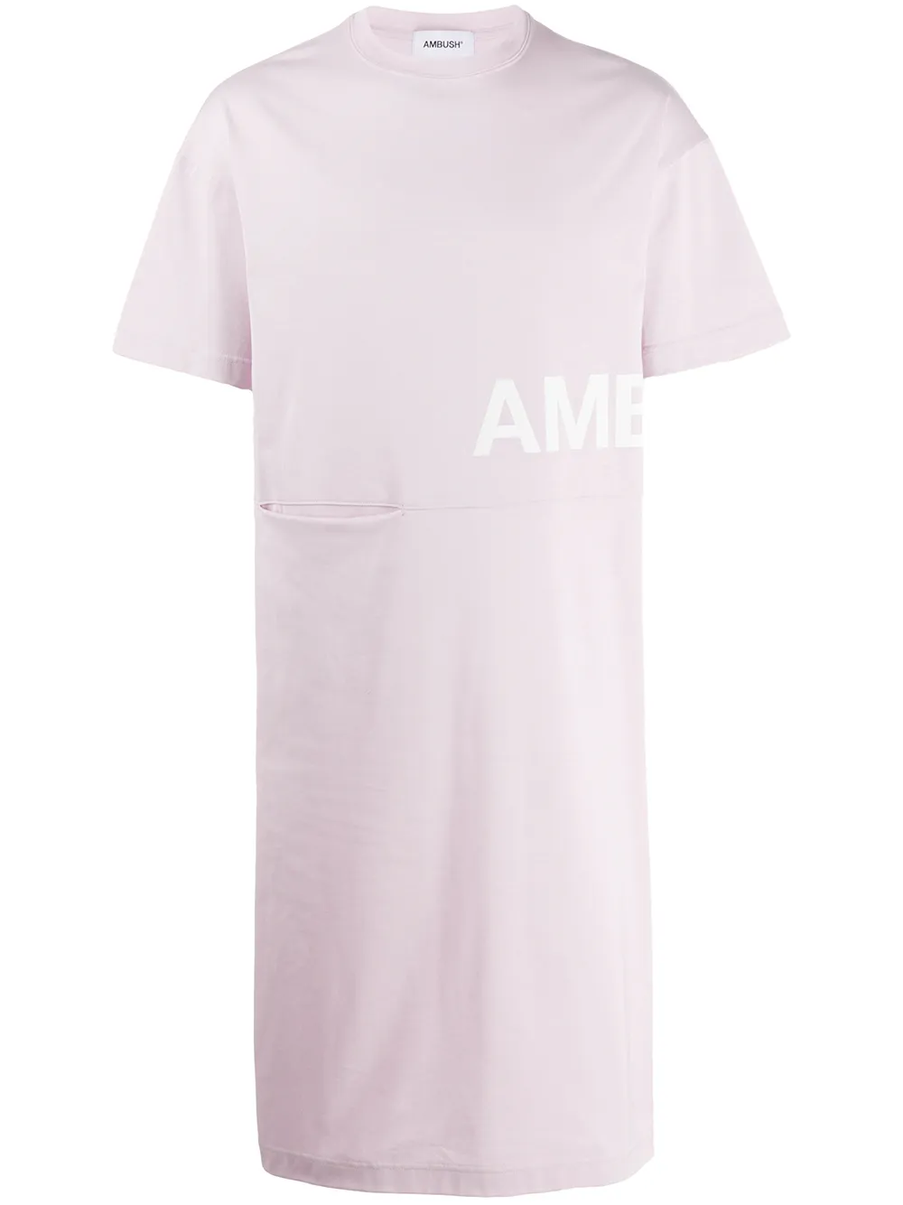 Длинная футболка с логотипом AMBUSH, розовый
Длинная футболка с логотипом AMBUSH, розовый