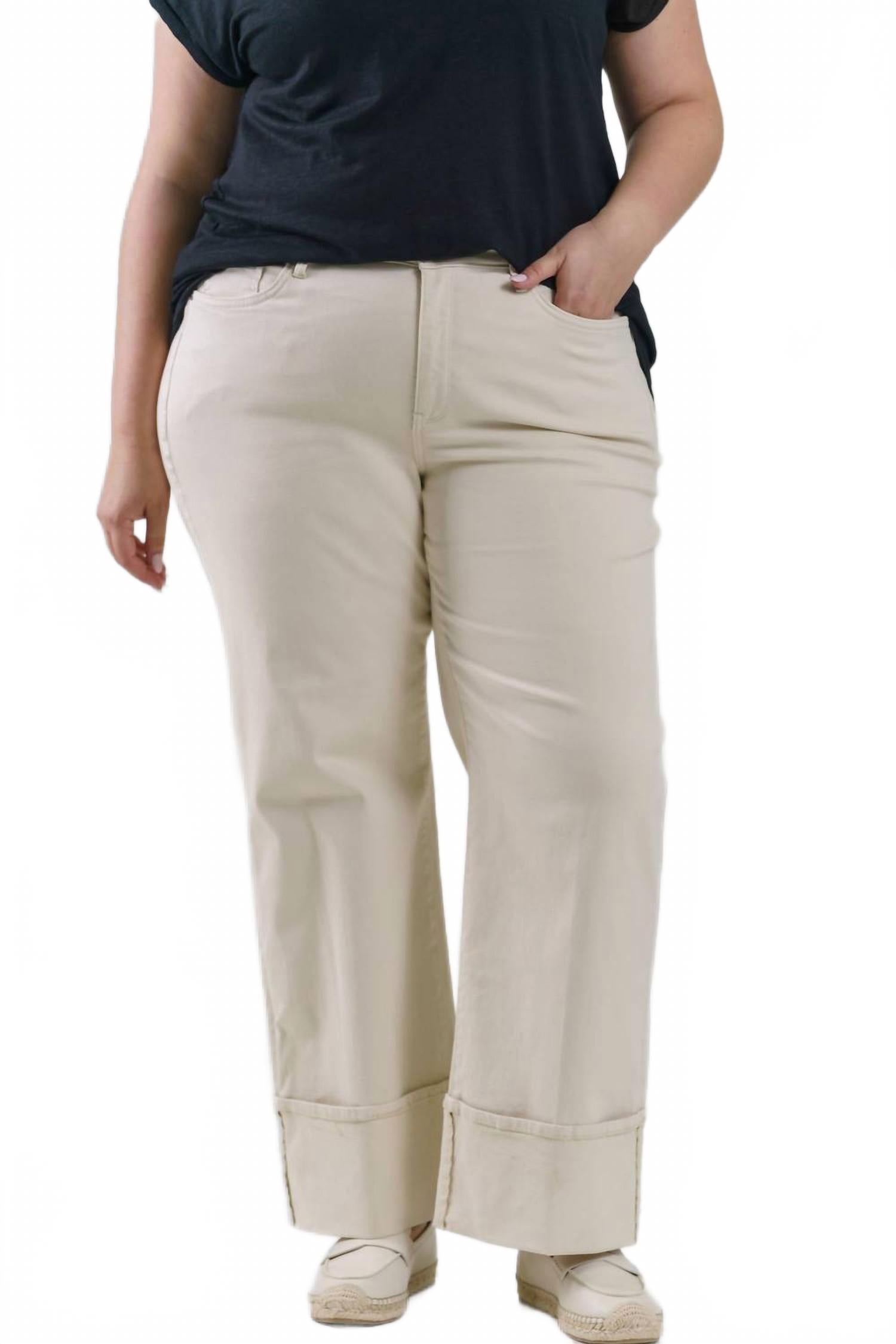 Тереза Широкие Джинсы - Плюс Сайз в цвете White Creek NYDJ
Тереза Широкие Джинсы - Плюс Сайз в цвете White Creek NYDJ