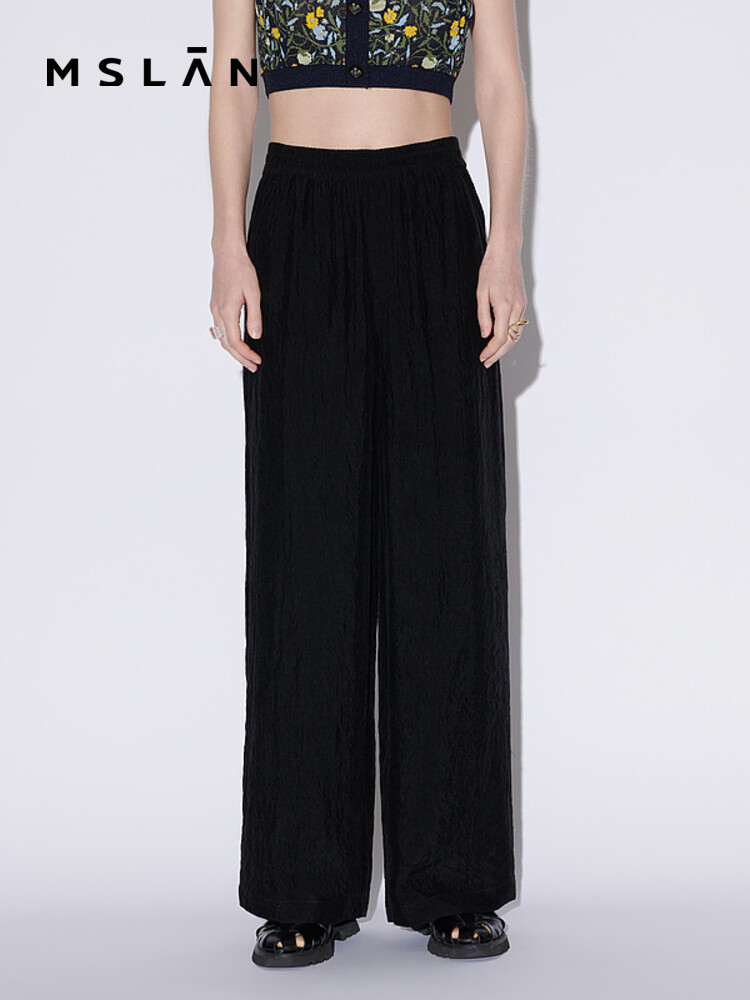 Брюки-клеш женские MSlan, черный
Брюки-клеш женские MSlan, черный