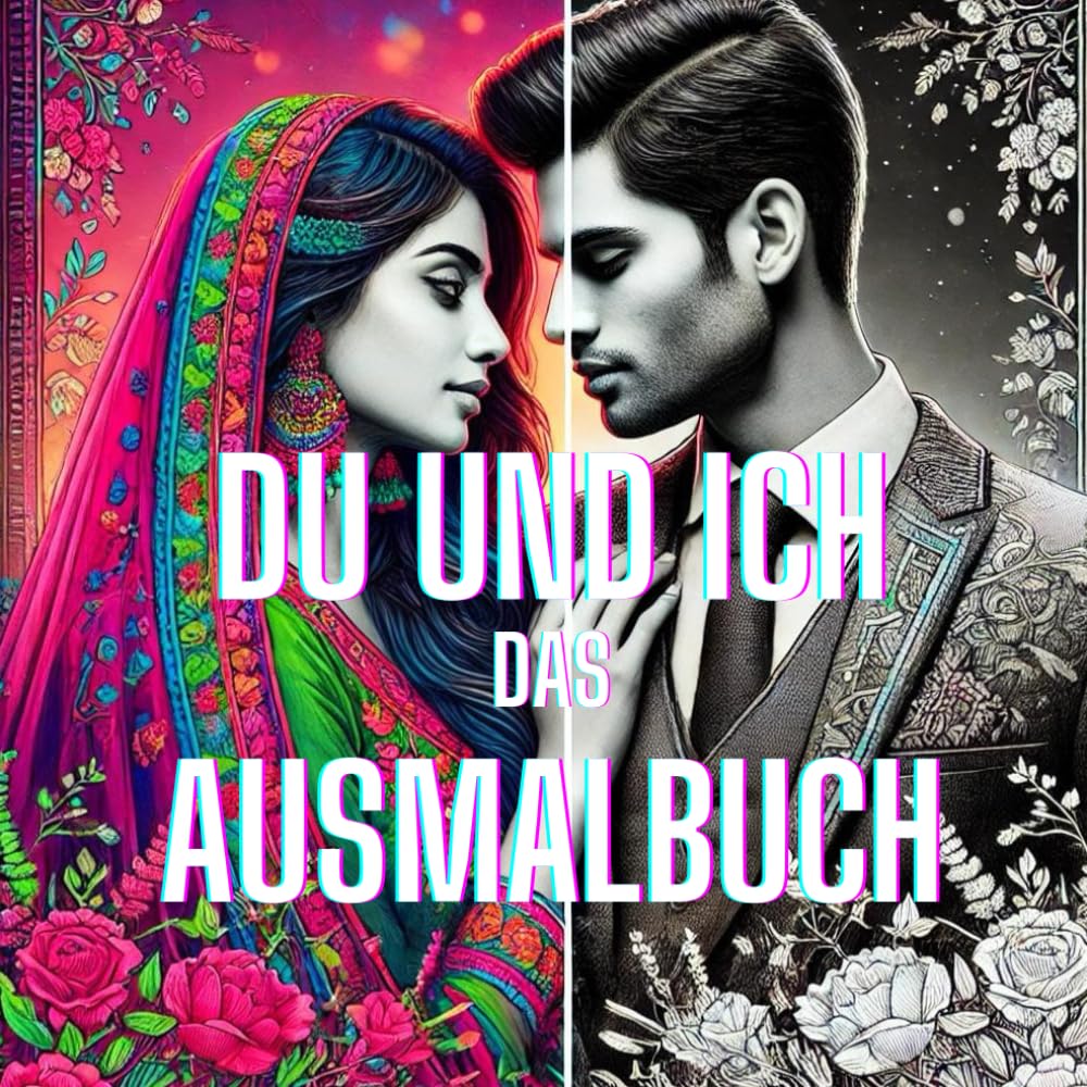 DU UND ICH DAS AUSMALBUCH: Das perfekte Ausmalbuch für Teenager und Erwachsene. Über 30 Motive- für Bollywood-Fans, für stressabbau, Kreativität und Entspannung, (German Edition) (Independently published)
DU UND ICH DAS AUSMALBUCH: Das perfekte Ausmalbuch für Teenager und Erwachsene. Über 30 Motive- für Bollywood-Fans, für stressabbau, Kreativität und Entspannung, (German Edition) (Independently published)