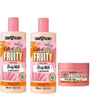 Мыло и слава Call Of Fruity для душа 500 мл Soap & Glory
Мыло и слава Call Of Fruity для душа 500 мл Soap & Glory