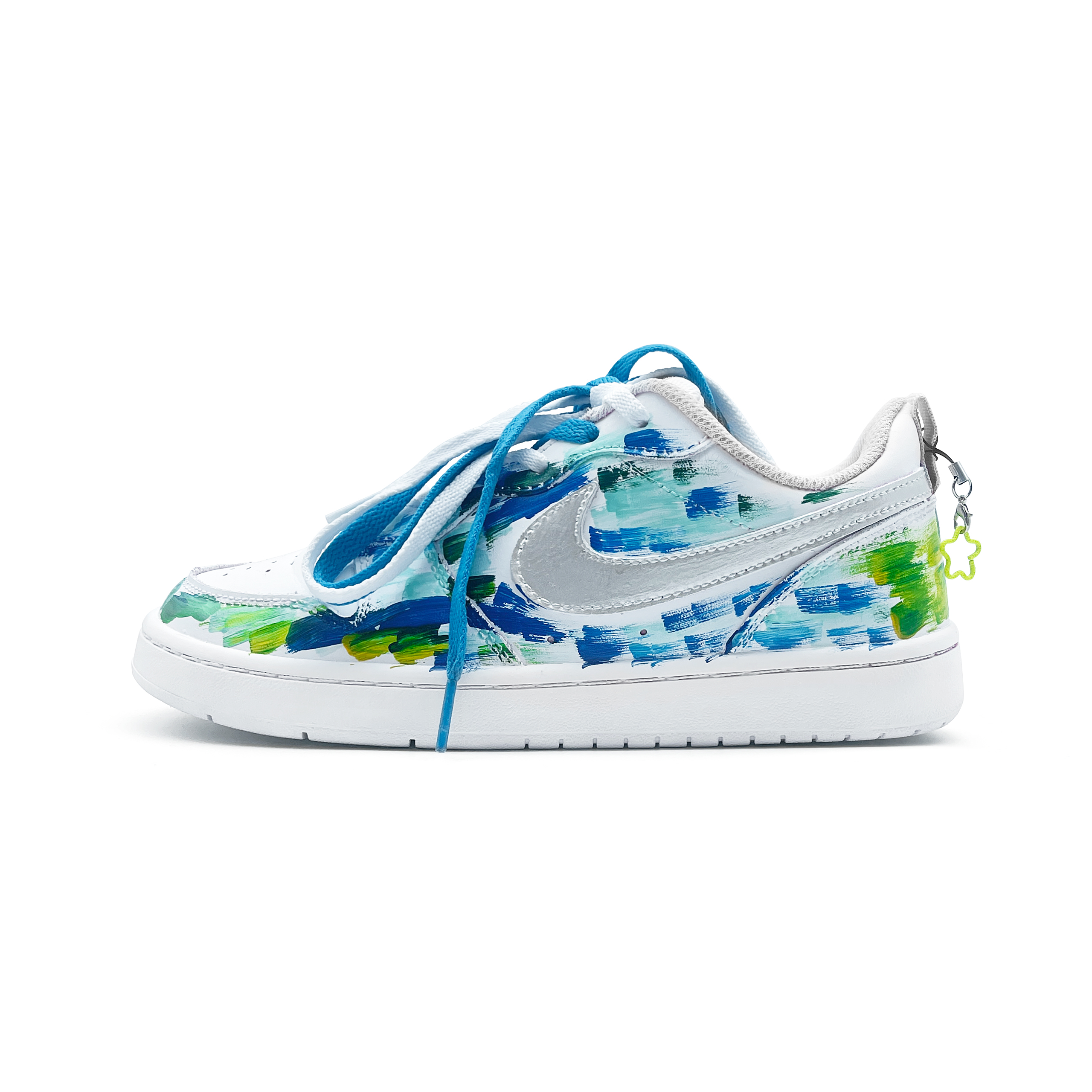 Детские нескользящие низкие кроссовки для скейтбординга Court Borough Nike, белый/синий/зеленый
Детские нескользящие низкие кроссовки для скейтбординга Court Borough Nike, белый/синий/зеленый