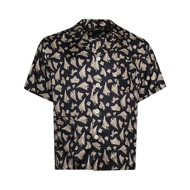 Рубашка Bode Paper Hat Short Sleeve Shirt 'Black'
Рубашка Bode Paper Hat Short Sleeve Shirt 'Black'