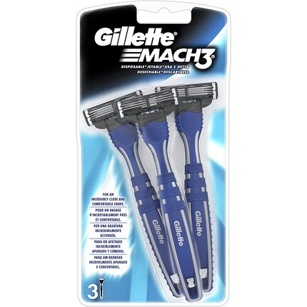 Одноразовая бритва Mach3, 3 шт., Gillette
Одноразовая бритва Mach3, 3 шт., Gillette