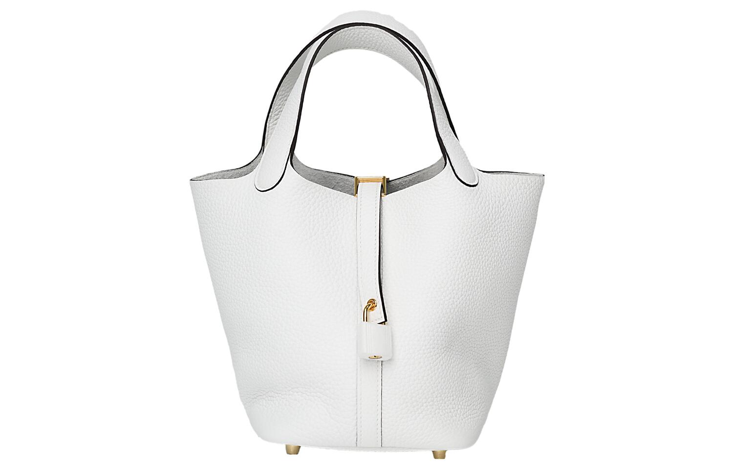 Пикотин Лок Клеменс Бычья Кожа Сумка Корзинка Женская 0U Новый Белый HERMES
Пикотин Лок Клеменс Бычья Кожа Сумка Корзинка Женская 0U Новый Белый HERMES