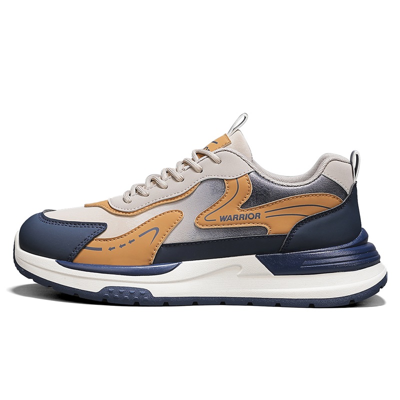 WARRIOR Высокие устойчивые к истиранию легкие дышащие повседневные туфли мужские темно-синий земляной желтый, цвет Dark Blue Earth Yellow
WARRIOR Высокие устойчивые к истиранию легкие дышащие повседневные туфли мужские темно-синий земляной желтый, цвет Dark Blue Earth Yellow