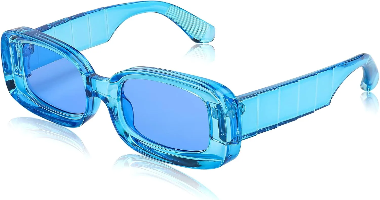 Солнцезащитные очки FEISEDY прямоугольной формы для женщин и мужчин в стиле ретро 90-х, толстая оправа, массивная квадратная форма, защита UV400, B2307, Blue
Солнцезащитные очки FEISEDY прямоугольной формы для женщин и мужчин в стиле ретро 90-х, толстая оправа, массивная квадратная форма, защита UV400, B2307, Blue