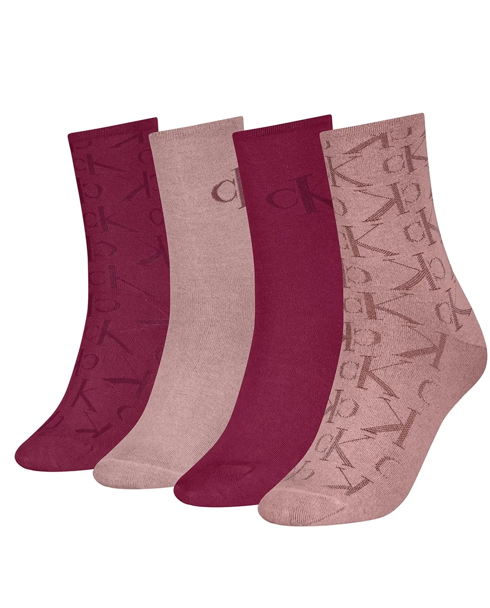 Классические женские носки (упаковка из 4 штук) Calvin Klein, красный гранат
Классические женские носки (упаковка из 4 штук) Calvin Klein, красный гранат