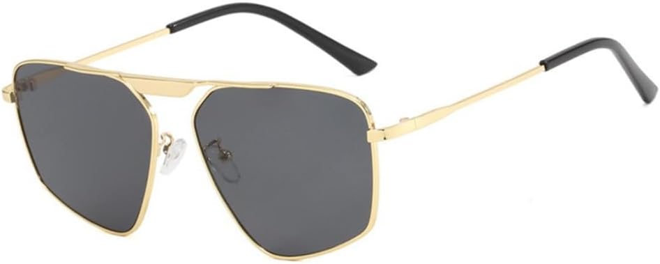 Женские солнцезащитные очки для мужчин в стиле ретро с нестандартной металлической оправой, солнцезащитные очки для вождения и пляжа, очки с защитой от УФ-излучения UV400 VFDHN, Gold Black
Женские солнцезащитные очки для мужчин в стиле ретро с нестандартной металлической оправой, солнцезащитные очки для вождения и пляжа, очки с защитой от УФ-излучения UV400 VFDHN, Gold Black