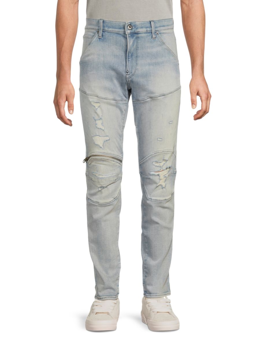 Джинсы скинни с 3D-молнией на коленях G-Star, цвет Vintage Sun Faded Blue
Джинсы скинни с 3D-молнией на коленях G-Star, цвет Vintage Sun Faded Blue