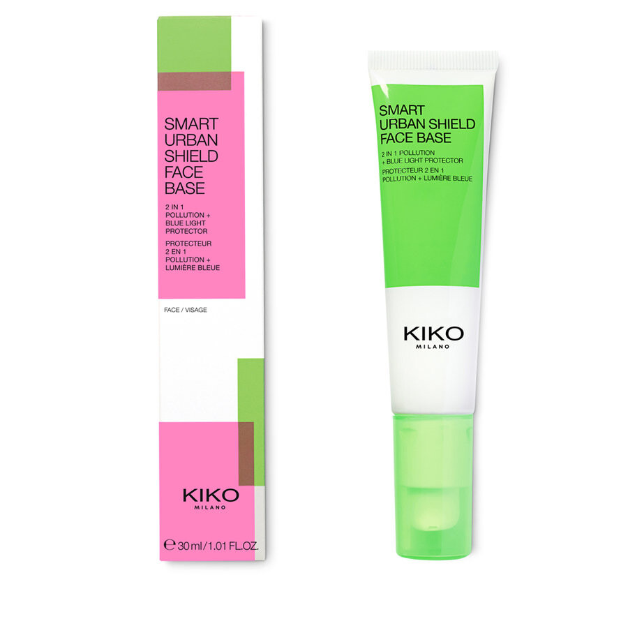 KIKO Milano, Smart Urban Shield Face Base, База для лица, защищающая от загрязнений и синего света 30мл
KIKO Milano, Smart Urban Shield Face Base, База для лица, защищающая от загрязнений и синего света 30мл