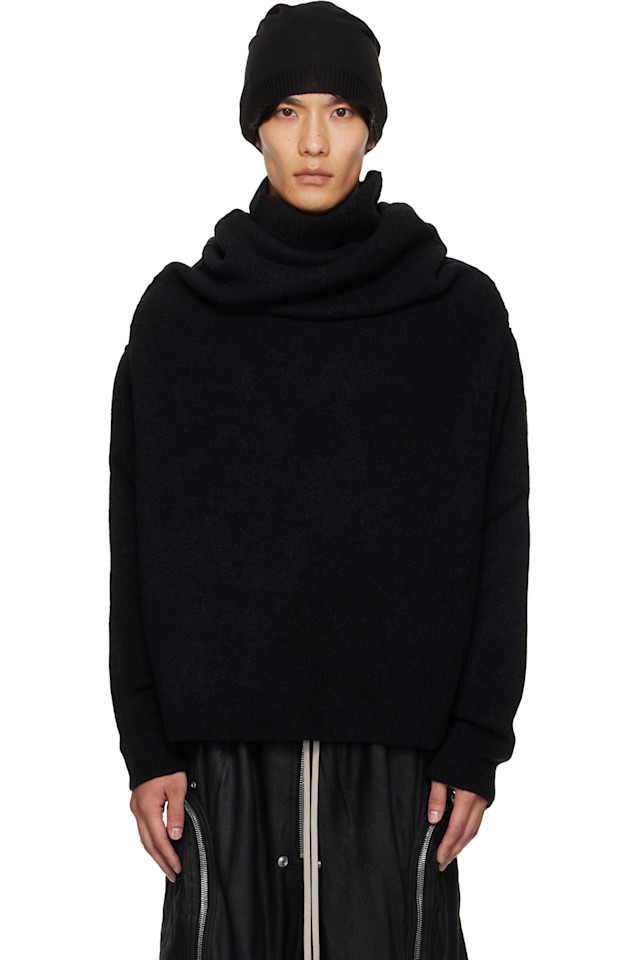 Свитер с саваном конкордианцев Rick Owens, черный
Свитер с саваном конкордианцев Rick Owens, черный