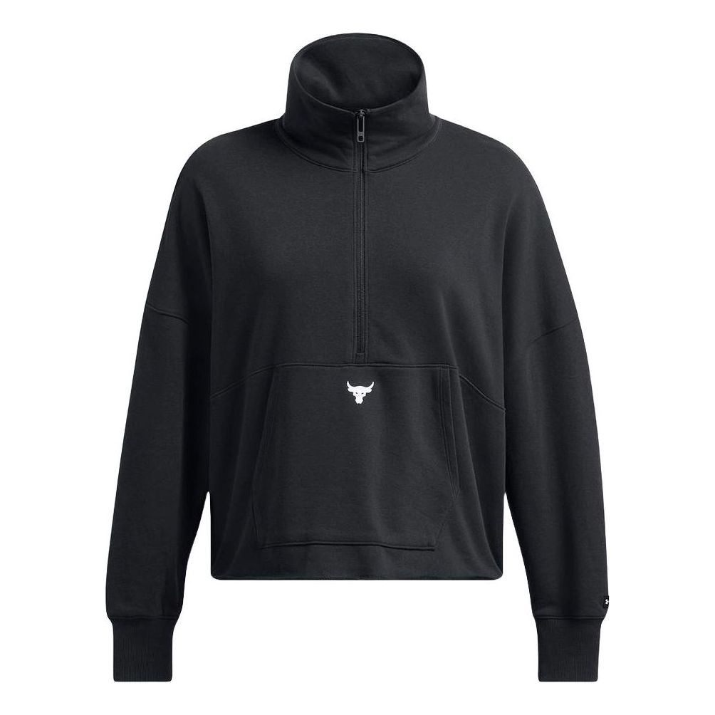 Топ (WMNS) Under Armour Project Rock Half Zip Top 'Black'
Топ (WMNS) Under Armour Project Rock Half Zip Top 'Black'