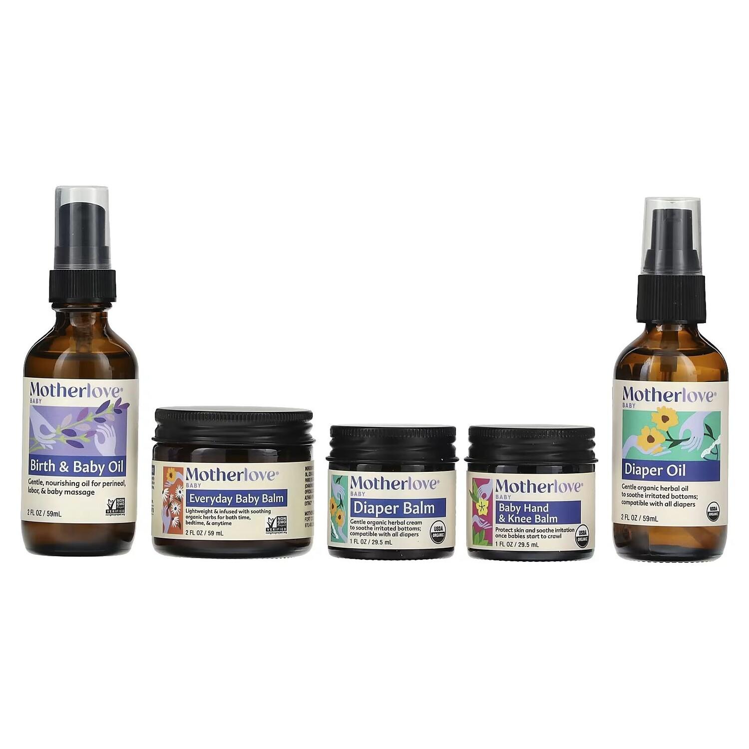 Подарочная коробка для ухода за телом ребенка, набор из 5 предметов Motherlove
Подарочная коробка для ухода за телом ребенка, набор из 5 предметов Motherlove