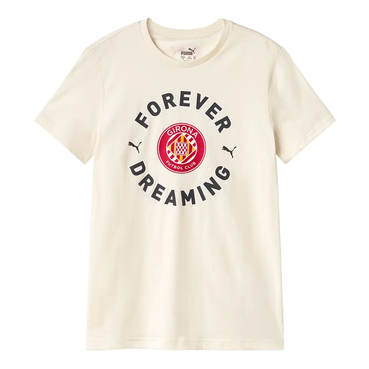 Футболка Forever.Dreaming Jr. Детская футболка ФК «Жирона» Puma, бежевый
Футболка Forever.Dreaming Jr. Детская футболка ФК «Жирона» Puma, бежевый