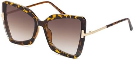 Крупные солнцезащитные очки для женщин, винтажные квадратные солнцезащитные очки для женщин, модные очки «кошачий глаз», солнцезащитные очки UV400 MTZJH, C4 Bean Brown
Крупные солнцезащитные очки для женщин, винтажные квадратные солнцезащитные очки для женщин, модные очки «кошачий глаз», солнцезащитные очки UV400 MTZJH, C4 Bean Brown