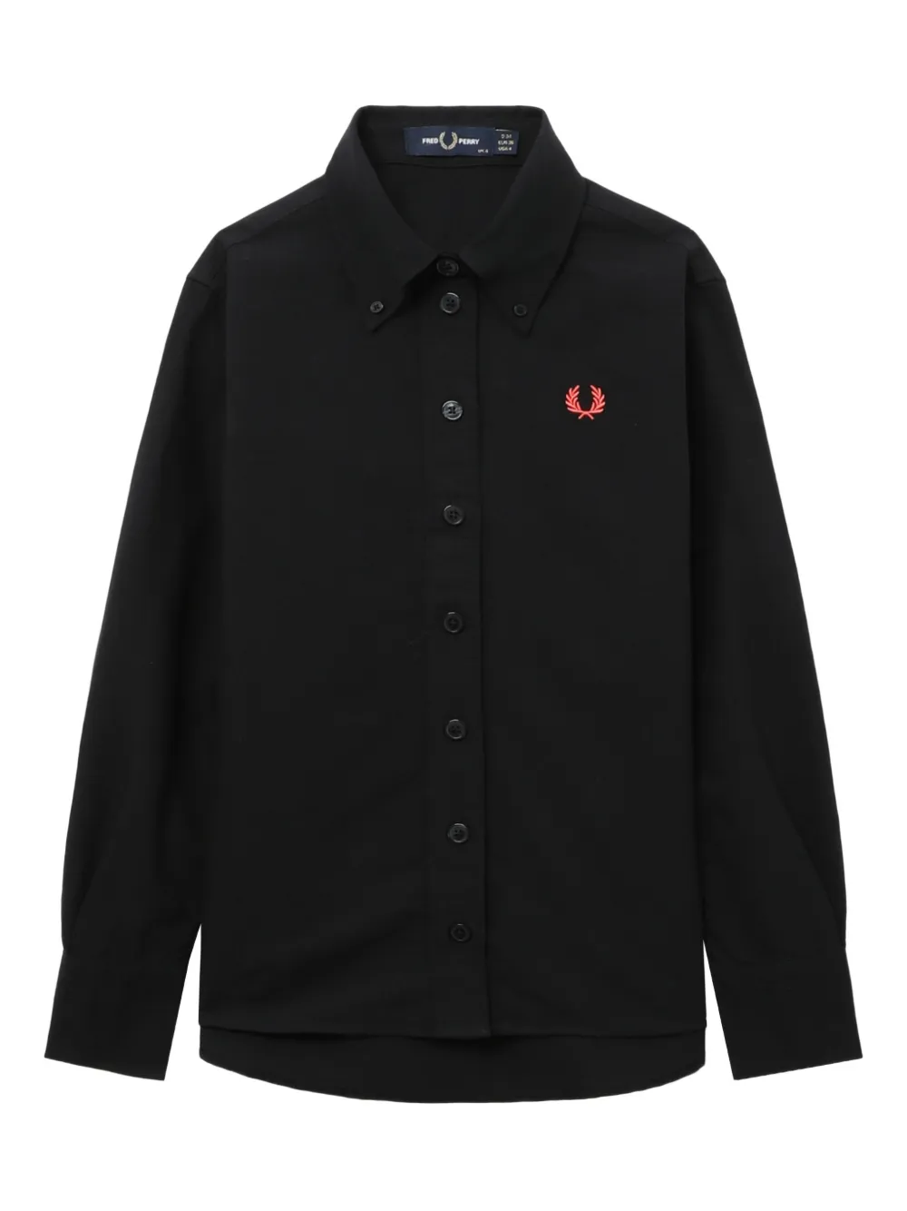 Рубашка с вышитым логотипом Fred Perry, черный
Рубашка с вышитым логотипом Fred Perry, черный