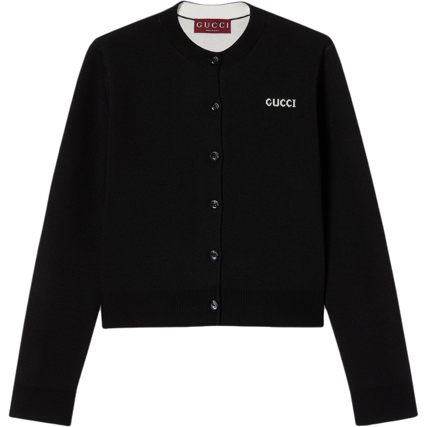 Кардиган с интарсией Logo GUCCI, черный
Кардиган с интарсией Logo GUCCI, черный