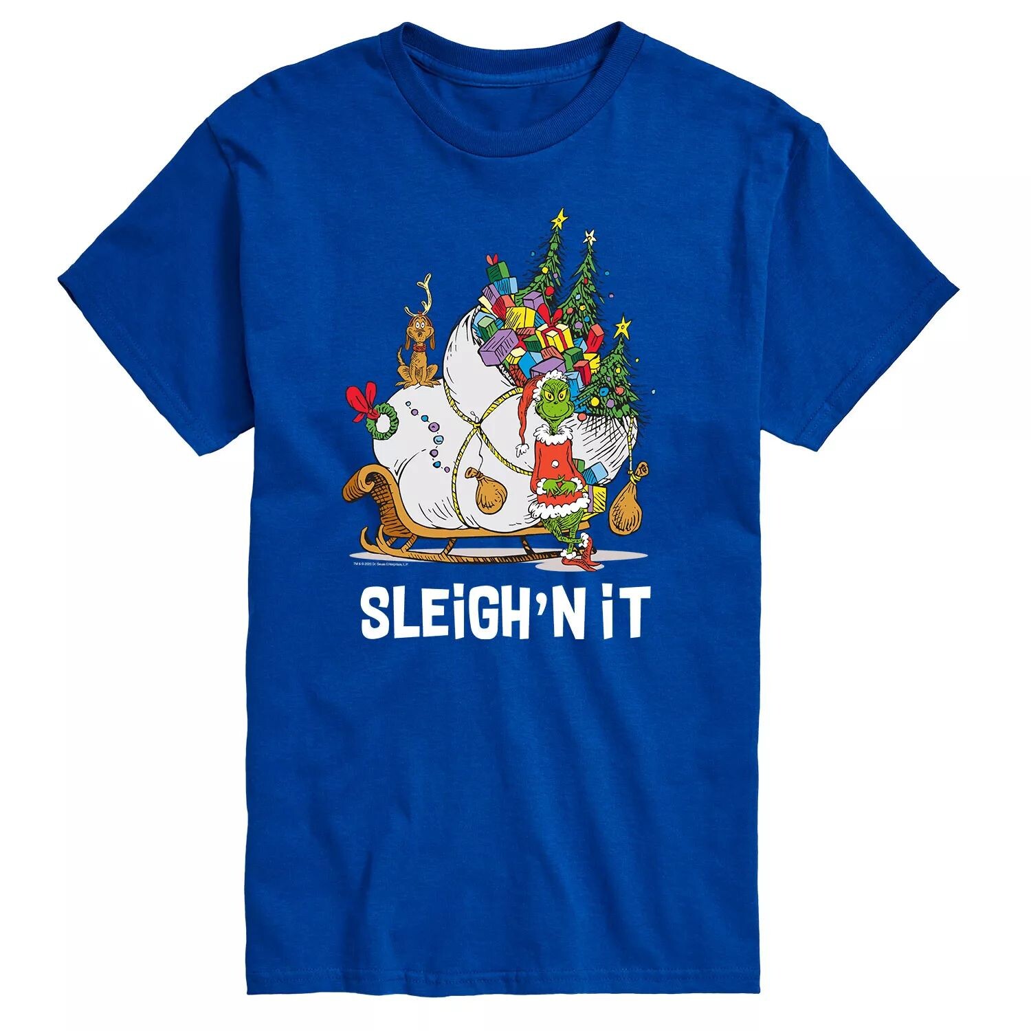 Футболка Big & Tall Dr. Seuss Sleigh It Licensed Character, синий
Футболка Big & Tall Dr. Seuss Sleigh It Licensed Character, синий