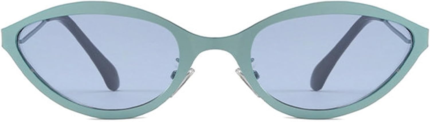 Willochra Милые солнцезащитные очки в маленькой оправе овальной формы в стиле панк для женщин, роскошные ретро-очки в стиле «кошачий глаз» с металлическим оправой, классические модные очки для дам, C4
Willochra Милые солнцезащитные очки в маленькой оправе овальной формы в стиле панк для женщин, роскошные ретро-очки в стиле «кошачий глаз» с металлическим оправой, классические модные очки для дам, C4