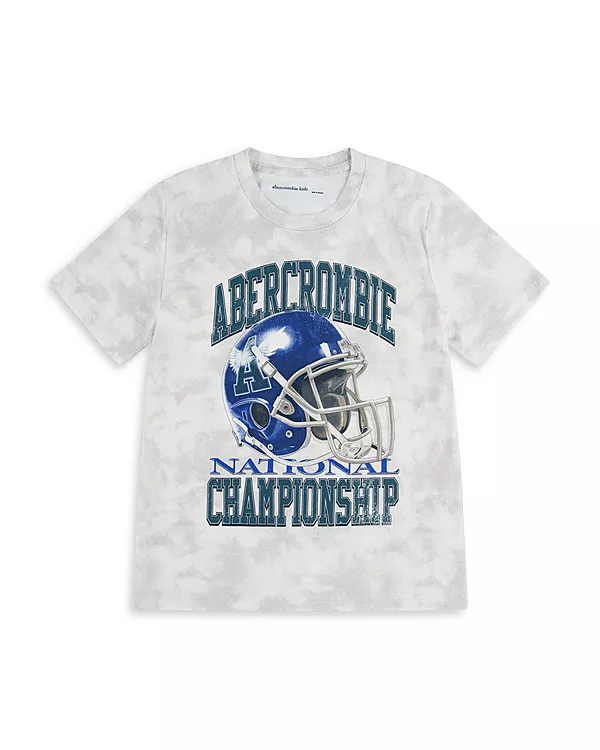 Футболка с графическим логотипом чемпионата по американскому футболу среди мальчиков - для малышей и взрослых Abercrombie Kids, коричневый
Футболка с графическим логотипом чемпионата по американскому футболу среди мальчиков - для малышей и взрослых Abercrombie Kids, коричневый