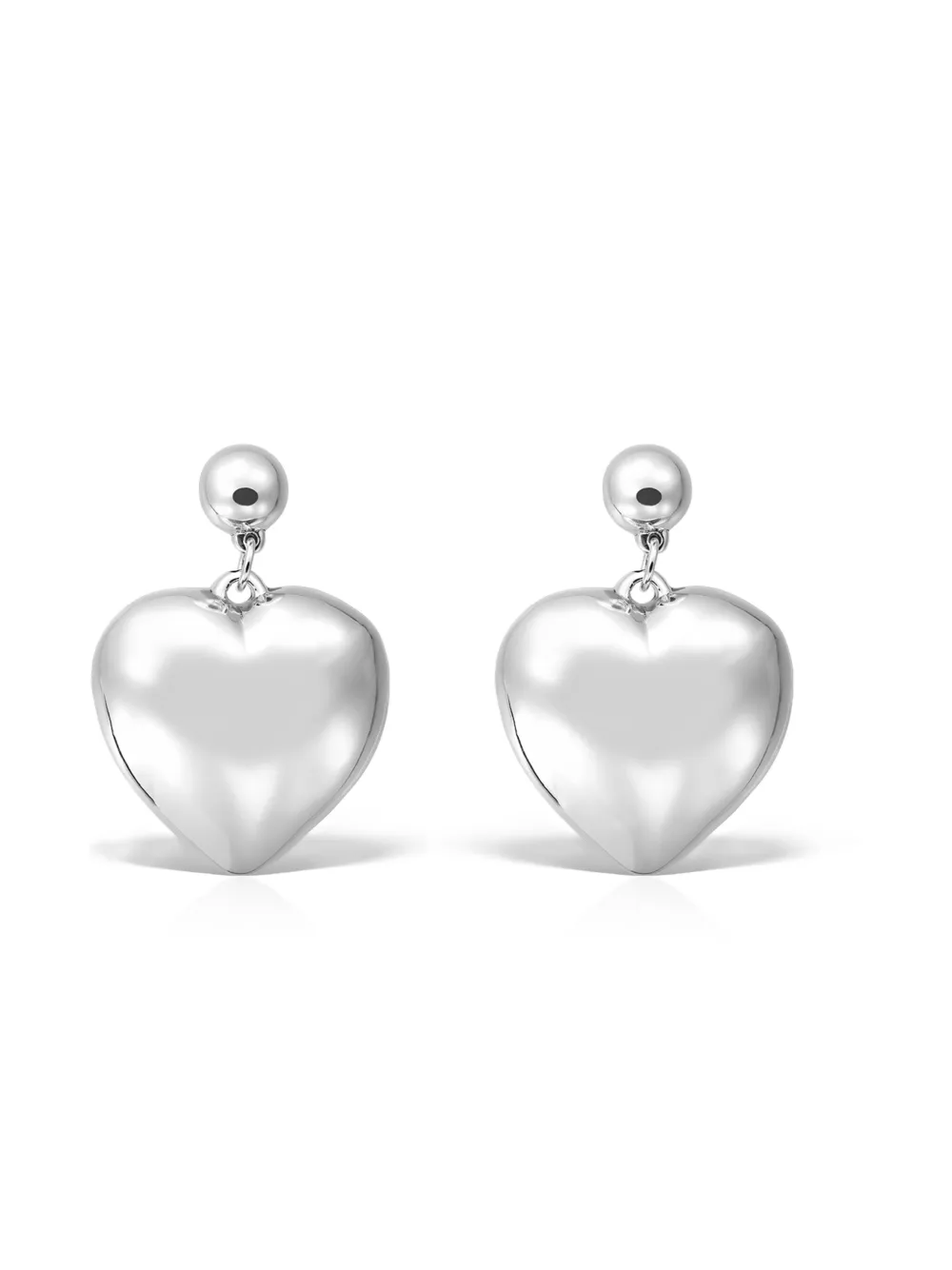Серьги-подвески с сердечками Obsidian, серебристый
Серьги-подвески с сердечками Obsidian, серебристый