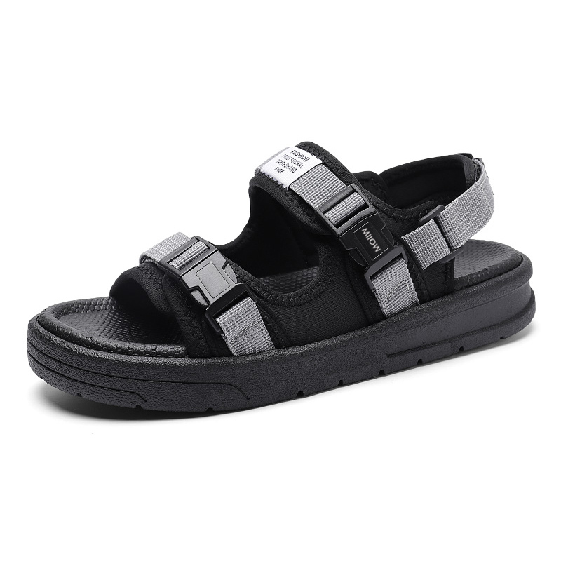 MIIOW Пляжные сандалии унисекс черные серые, цвет Black Gray
MIIOW Пляжные сандалии унисекс черные серые, цвет Black Gray