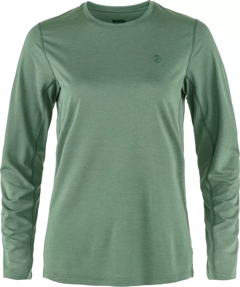 Женская футболка Fjallraven Abisko Day Hike с длинными рукавами, цвет Patina Green
Женская футболка Fjallraven Abisko Day Hike с длинными рукавами, цвет Patina Green