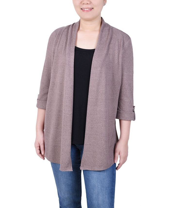 Миниатюрный топ «два в одном» с рукавами 3/4 NY Collection, цвет Peppercorn
Миниатюрный топ «два в одном» с рукавами 3/4 NY Collection, цвет Peppercorn