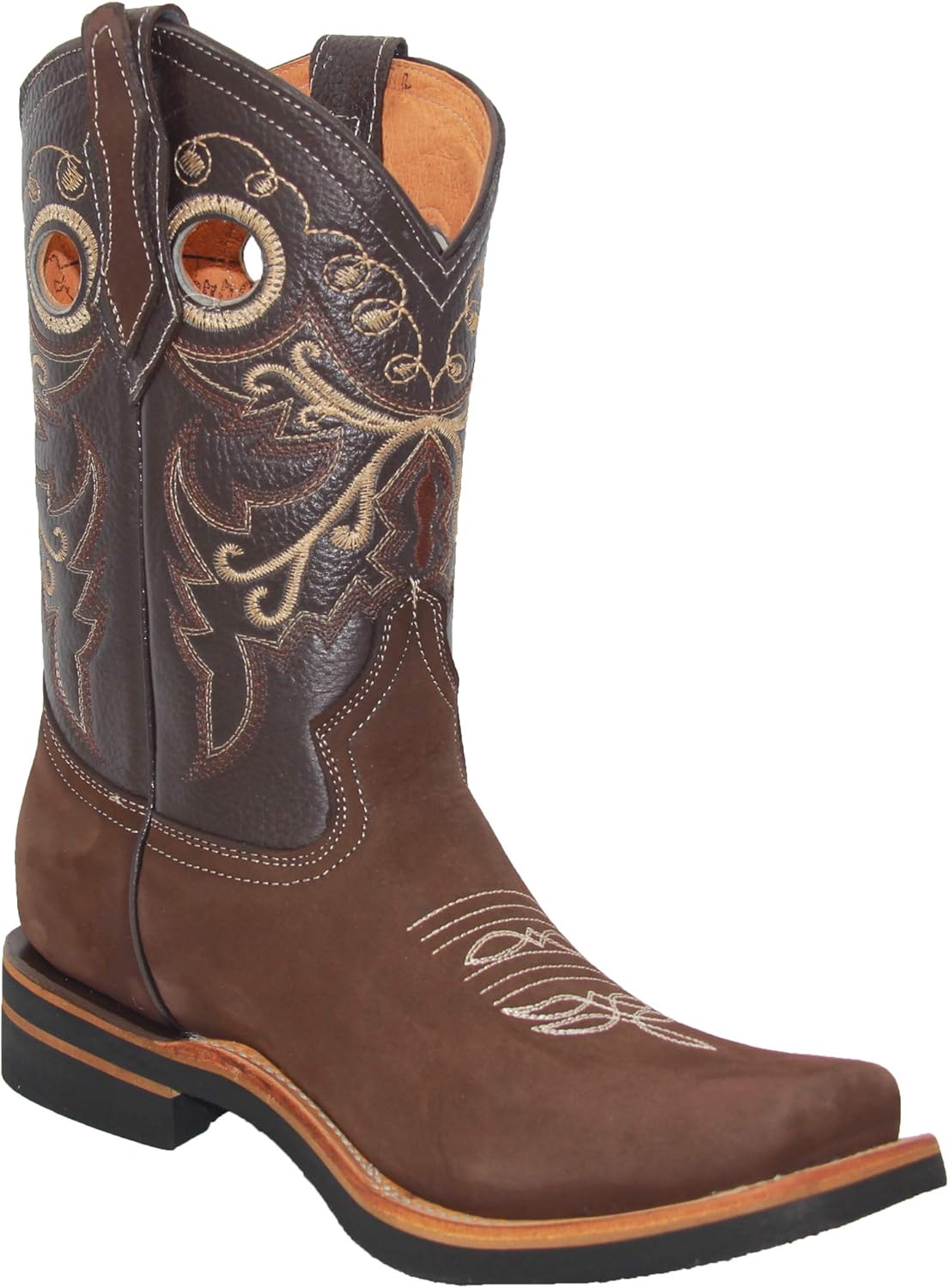 Мужские ковбойские сапоги из натуральной кожи с квадратным носком в западном стиле Generic, мокко
Мужские ковбойские сапоги из натуральной кожи с квадратным носком в западном стиле Generic, мокко